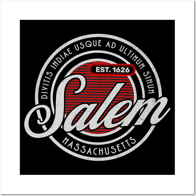 Salem Massachusetts Logo Wall Art by ReaverCrest